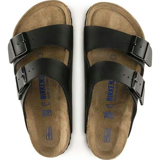 Arizona Soft Footbed Birko-flor Black Narrow thumbnail 3