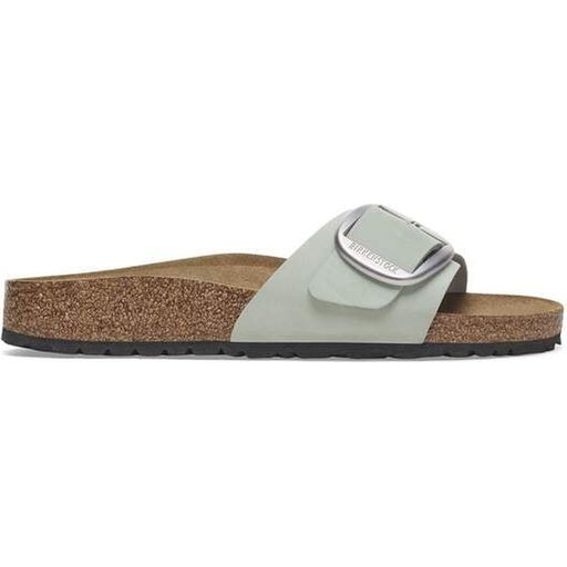 Madrid Big Buckle Nubuck Leather Pure Sage Narrow thumbnail 3