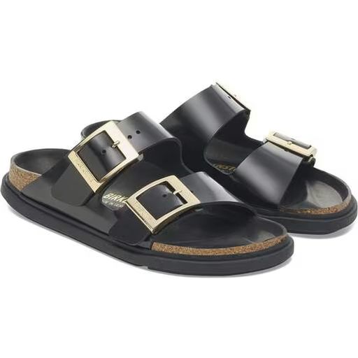 Arizona Droplet Buckle Natural Leather Black Narrow thumbnail 3