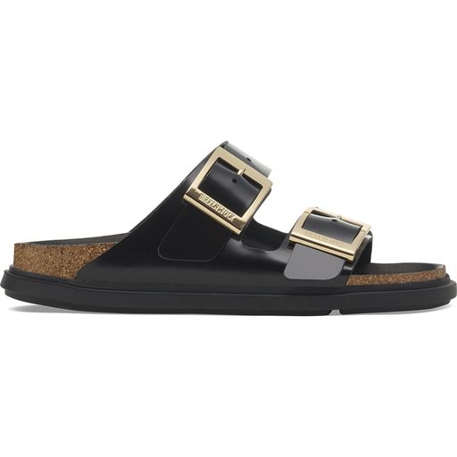 Arizona Droplet Buckle Natural Leather Black Narrow thumbnail 2