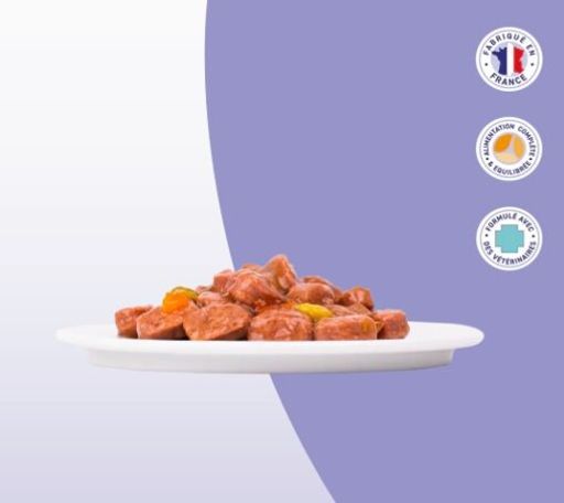 Sachet Fraîcheur 100g D’émincés Au Poulet Aux Légumes En Sauce  thumbnail 2