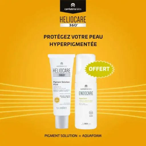 Offre Heliocare 360 Pigment Solution Fluid Spf 50+ Endocare Mousse 125ml Offert thumbnail 2