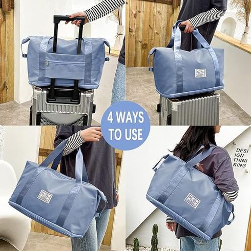 Sac De Rangement De Voyage Pliable Léger Grande Capacité Pour Vêtements thumbnail 3