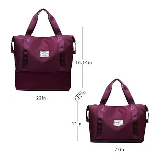 Sac De Rangement Pour Vêtements De Voyage Pliable Et Léger De Grande Capacité thumbnail 2