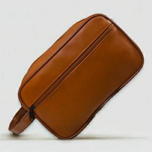 Sac En Cuir, Ensemble Organisateur De Voyage, Petit Sac De Toilette thumbnail 2