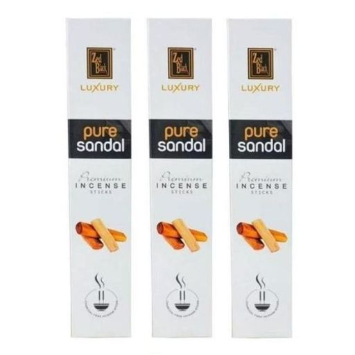 Encens Au Parfum Pur Bois De Santal,3 Paquets Contenant 10 Batons thumbnail 3