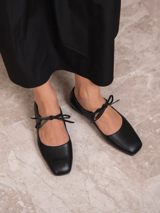 Ballerines Mary Jane En Cuir thumbnail 2