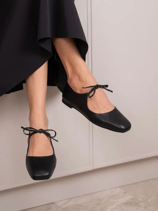 Ballerines Mary Jane En Cuir thumbnail 3