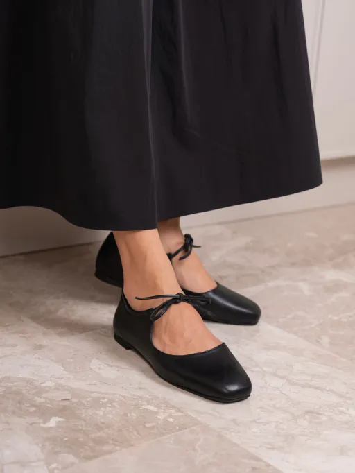 Ballerines Mary Jane En Cuir thumbnail 4