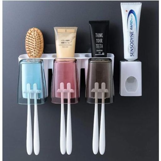 Porte-brosse À Dents Et Distributeur Automatique De Dentifrice thumbnail 2
