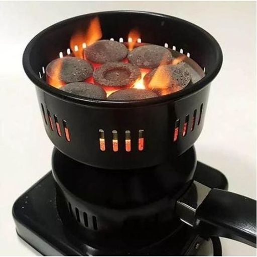 Brûleur De Charbon,chauffe-eau Pour Le Thé Et Le Café Réchaud Électriq,noirue thumbnail 2