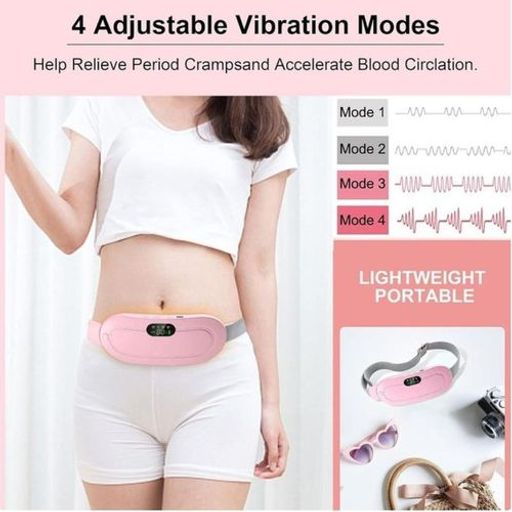 Ceinture Chauffante Avec Massage 3 Niveaux – Soulagement Des Douleurs Menstruelles 2025 thumbnail 3