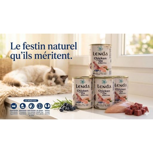 Pâtée Chaton Et Chat Adulte Toutes Races (urinary Protec) - Poulet, Bœuf Et Baies  thumbnail 3