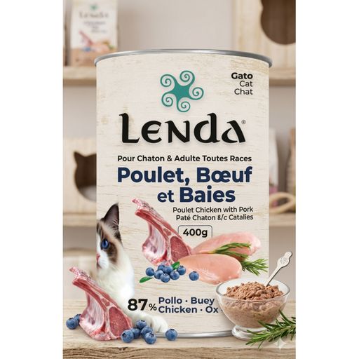 Pâtée Chaton Et Chat Adulte Toutes Races (urinary Protec) - Poulet, Bœuf Et Baies  thumbnail 4