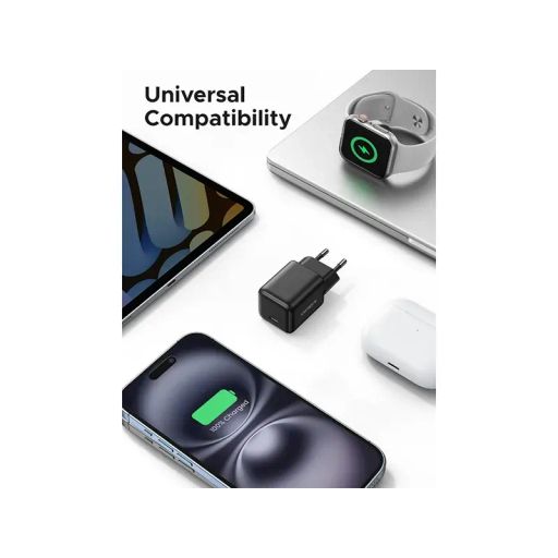 Chargeur Rapide 30w Usb-c Gan Noir thumbnail 4