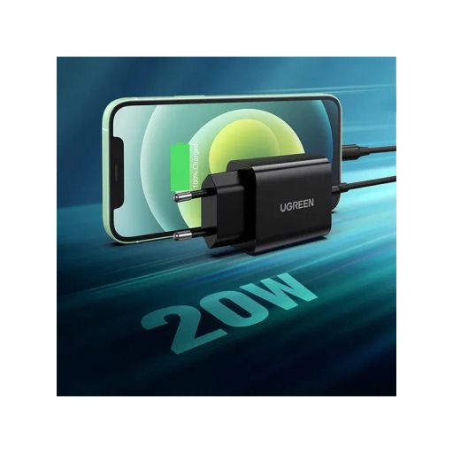 Ugreen Chargeur Type C 20w Noir (10191) thumbnail 2