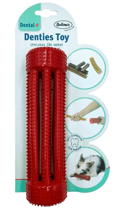 Jouet Denties Toy Rouge Pour Chien, Ø5cm/19cm thumbnail 2