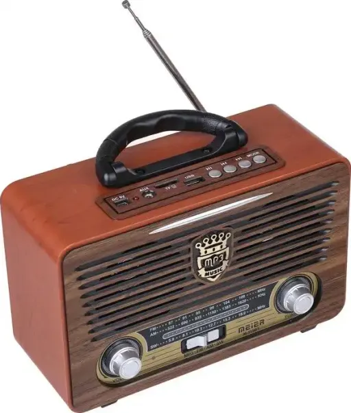 Radio Antique Portative M-115bt Avec Chargement Usb / Sd thumbnail 4