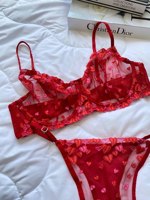Dentelle Romantique – Rouge thumbnail 2