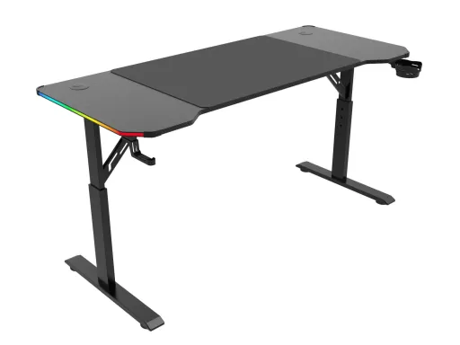 Louisan Bureau Gaming Avec Rgb Led thumbnail 3