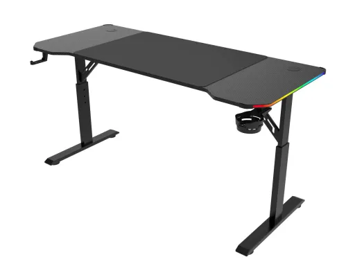 Louisan Bureau Gaming Avec Rgb Led thumbnail 2