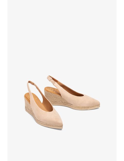 Espadrilles À Pointe Fine En Daim thumbnail 2