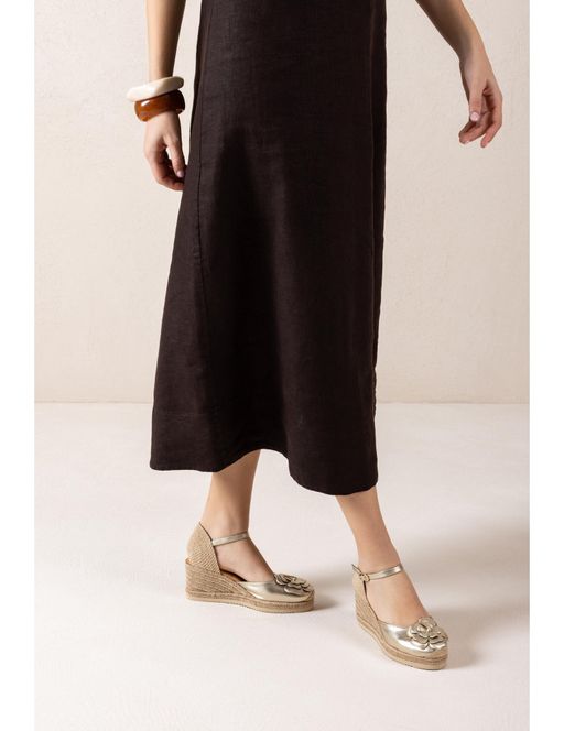 Espadrilles Avec Ornements Dorées thumbnail 3