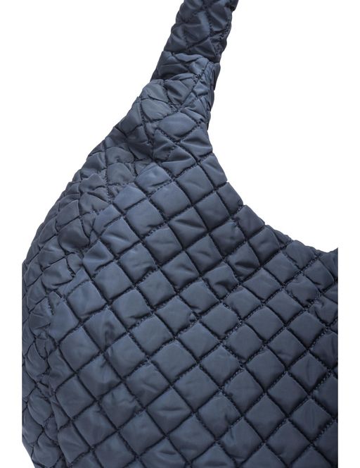 Grand Sac À Bandoulière En Tissu Matelassé thumbnail 3