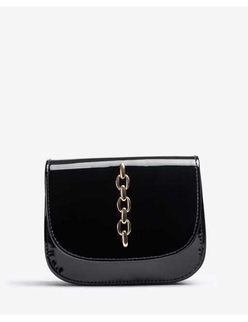 Petit Sac En Cuir Vernis Avec Ornement thumbnail 3