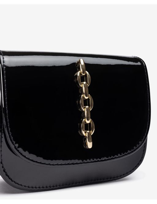 Petit Sac En Cuir Vernis Avec Ornement thumbnail 4