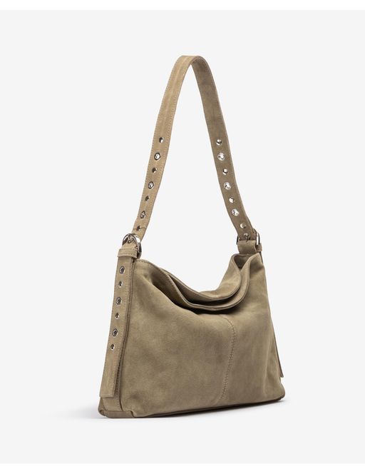 Sac Moyen Porté Épaule En Daim thumbnail 2