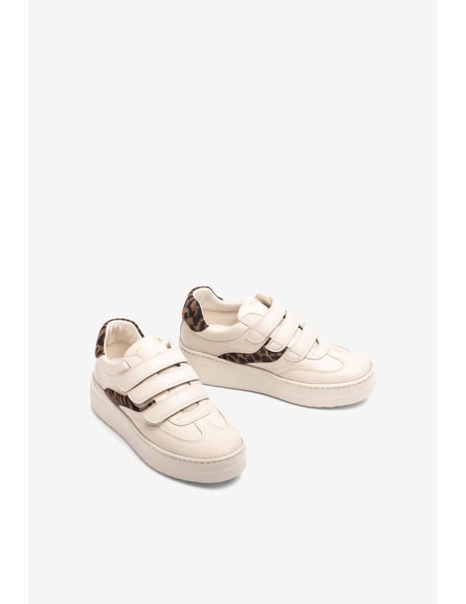 Baskets Avec Bandes Adhésives En Cuir thumbnail 2
