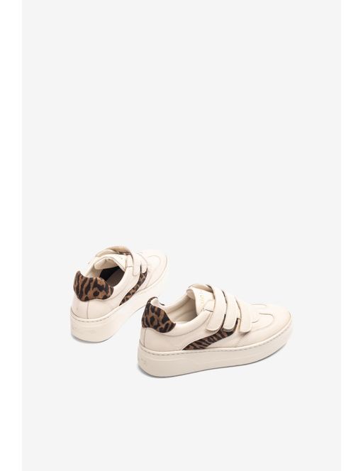 Baskets Avec Bandes Adhésives En Cuir thumbnail 3