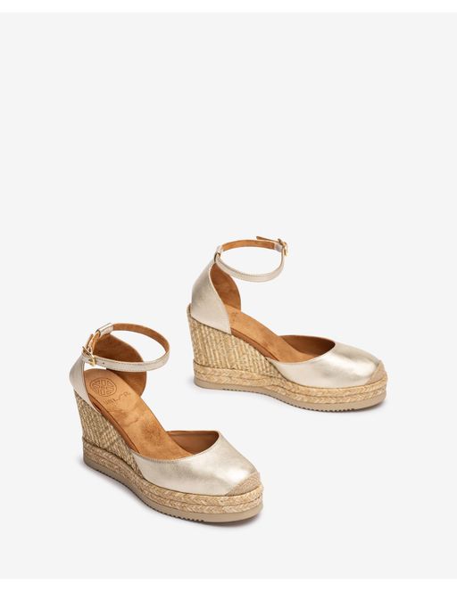 Espadrilles En Raphia Imprimé Métallisé Métallisé thumbnail 2