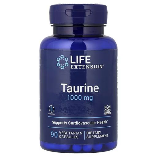 Taurine, 1,000 Mg, 90 Vegetarian Capsules thumbnail 1