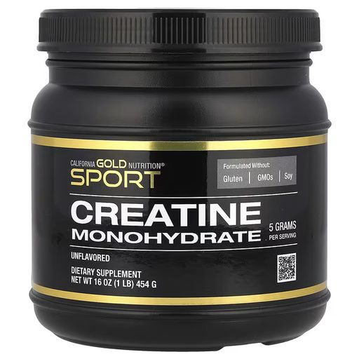 Sport, Pure Creatine Monohydrate, Unflavored, 1 Lb (454 G) thumbnail 1