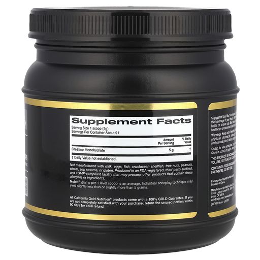 Sport, Pure Creatine Monohydrate, Unflavored, 1 Lb (454 G) thumbnail 3