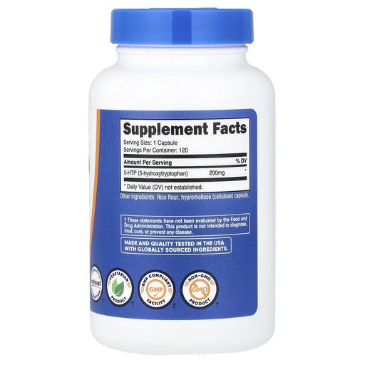 5-htp 200 Mg – 120 Capsules thumbnail 2