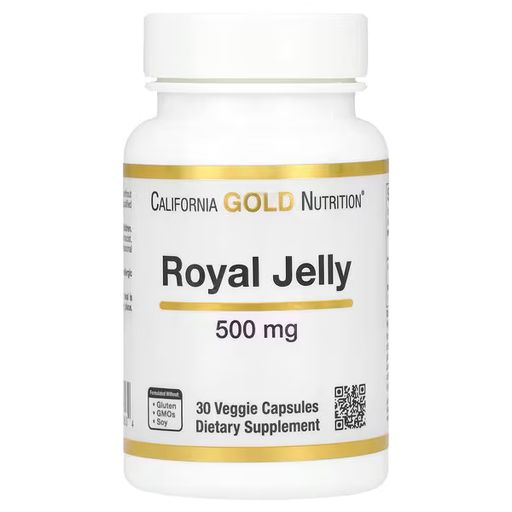 Royal Jelly, 500 Mg, 30 Veggie Caps thumbnail 1