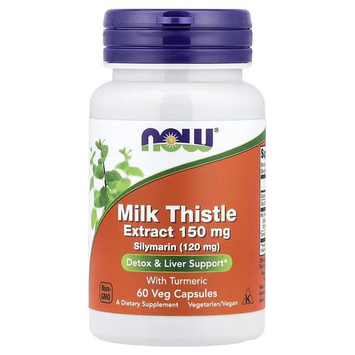 Milk Thistle Extract With Turmeric – 60 Capsules Végétales thumbnail 1