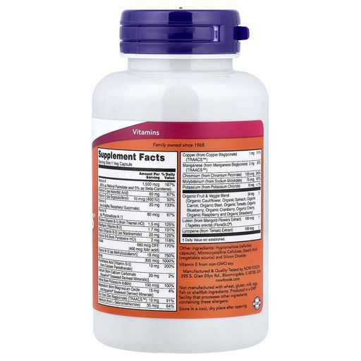 Daily Vits™, Multi Vitamin & Mineral, 120 Veg Capsules thumbnail 2