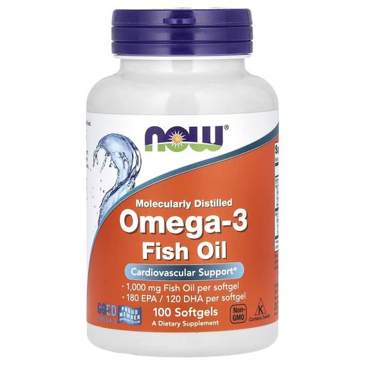 Omega-3 Fish Oil, 1,000 Mg, 180 Epa - 120 Dha thumbnail 1