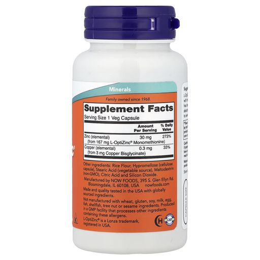 L-optizinc®, 100 Capsules Végétales thumbnail 2