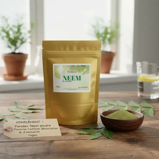 Complement -parodex Neem Poudre Favorise Lactivité Détoxication Et Dimmunité Vegan thumbnail 4