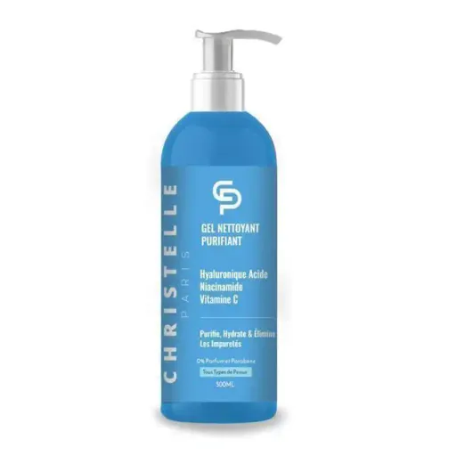 Gel Nettoyant Hydratant - Vitamine C, Niacinamide Et Hyaluronique Acide Pour Le Visage Sans Parfum Sans Paraben, 500 Ml thumbnail 1