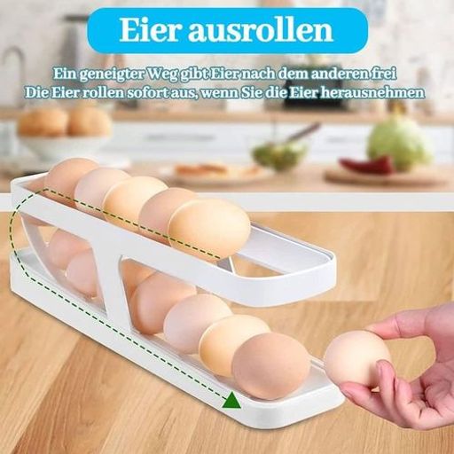 Boîte Rangement À Œufs, Support De Roulement D'œuf Automatique thumbnail 3