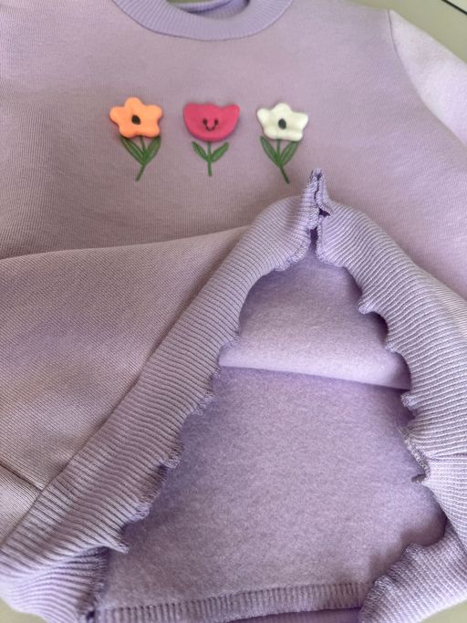 Pull Molletonné 3 Fleurs thumbnail 3