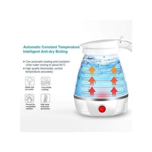 Bouilloire Électrique Pliable Capacité 600 Ml Design Portable Et Compact thumbnail 3