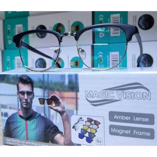 Lunettes 6 En 1 Magic Vision Avec Clips Magnétiques thumbnail 3