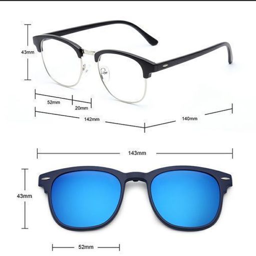 Lunettes 6 En 1 Magic Vision Avec Clips Magnétiques thumbnail 2